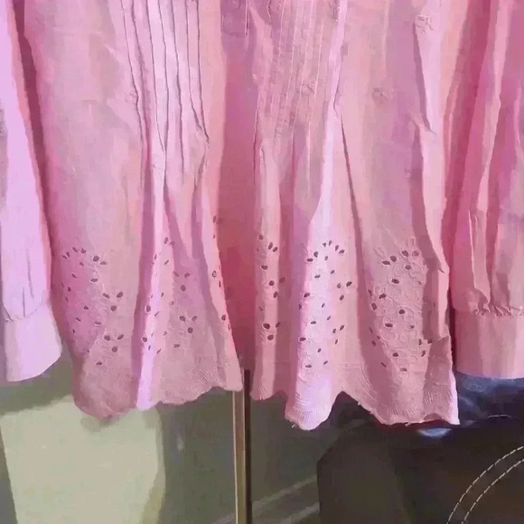 American Sweetheart Blouse Long Sleeve Size: M - Picture 2 of 6